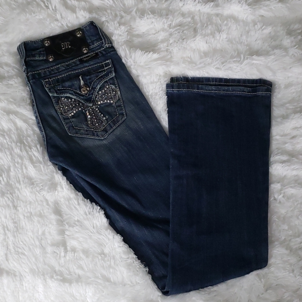 Miss Me Boot Cut Jeans- Size 25- Style # JP5046R